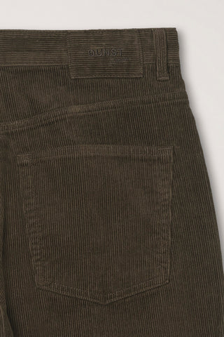 90S WIDE CORDUROY JEANS BROWN