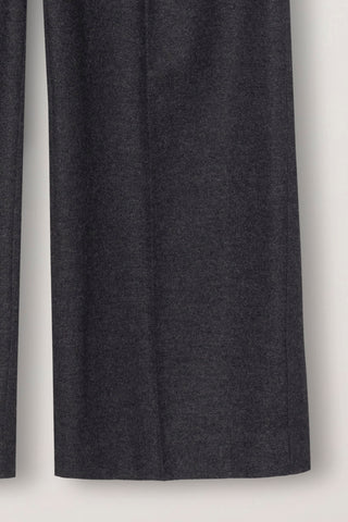 WINTER FLANNEL SLACKS CHARCOAL GREY