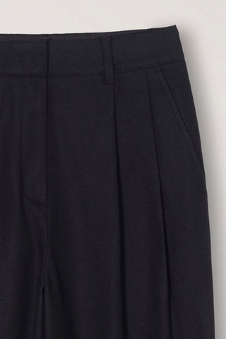WINTER FLANNEL SLACKS BLACK