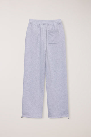 UNISEX STRAIGHT SWEATPANTS MELANGE GREY