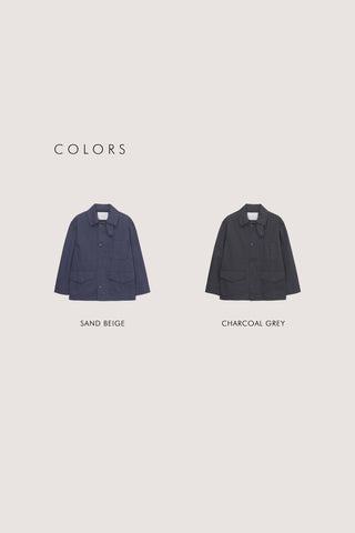 UNISEX CHORE JACKET SEPIA