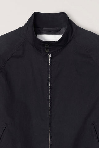 UNISEX VOLUME HARRINGTON JACKET BLACK