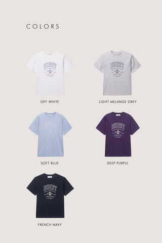 UNISEX CUPID ARCH LOGO T-SHIRT SOFT BLUE