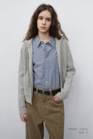 UNISEX INFORMAL SHIRT BLUE STRIPE