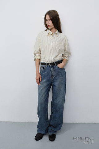 WIDE JEANS CLASSIC BLUE