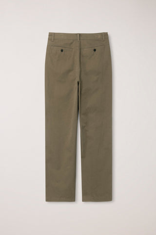 STRAIGHT CHINO SLACKS BEIGE