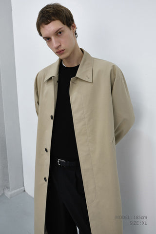 UNISEX REFINED MAC COAT BEIGE