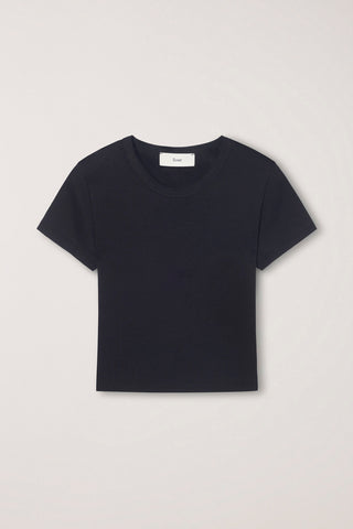 CROPPED SLIM TOP BLACK