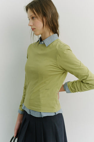 ESSENTIAL CREW-NECK T-SHIRT OLIVE