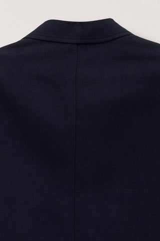 UNISEX CLASSIC LINEN JACKET NAVY
