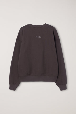 UNISEX SLOGAN SWEATSHIRT BROWN