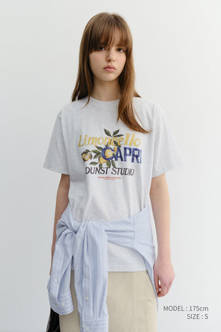 UNISEX LIMONCELLO T-SHIRT LIGHT MELANGE GREY