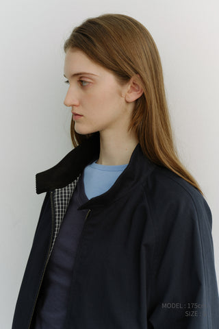 UNISEX MODERN HARRINGTON JACKET NAVY