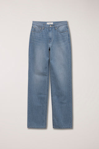 RELAXED SUMMER DENIM PANTS LIGHT BLUE