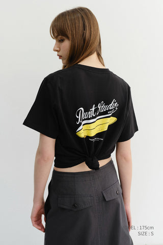 UNISEX SUMMER HOLIDAY SURF BOARD T-SHIRT BLACK
