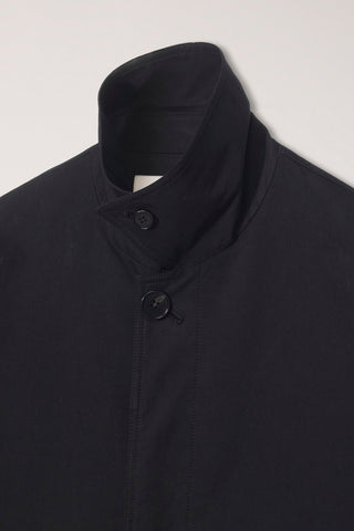 UNISEX REFINED MAC COAT BLACK