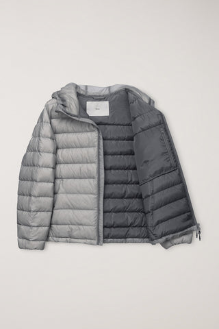 UNISEX LIGHT GOOSE DOWN JACKET ASH GREY