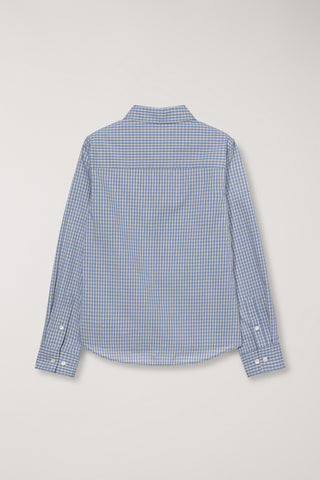 2-WAY ESSENTIAL CHECKED SHIRT BLUE CHECK