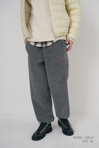 UNISEX BOUCLE JOGGER PANTS MELANGE GREY