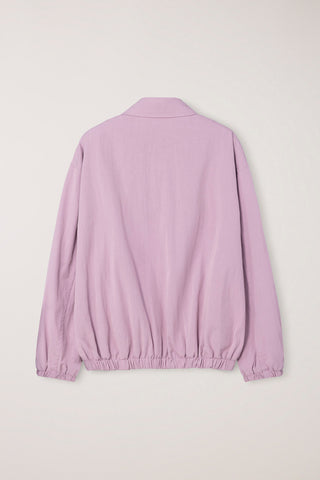 UNISEX COLLARED BLOUSON JACKET LAVENDER PINK