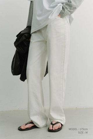 LOOSE JEANS ECRU