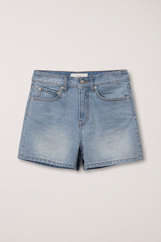 MINI DENIM SHORTS LIGHT BLUE