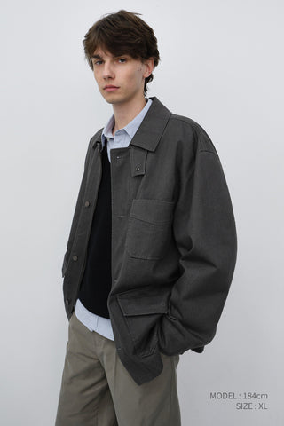 UNISEX CHORE JACKET SEPIA
