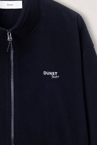 UNISEX ZIP-UP FLEECE SWEATSHIRT BLACK