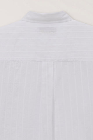 UNISEX CLASSIC OVERSHIRT WHITE STRIPE