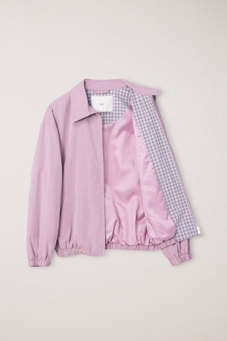 UNISEX COLLARED BLOUSON JACKET LAVENDER PINK