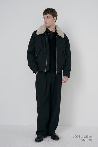 UNISEX FLIGHT PADDED JACKET BLACK