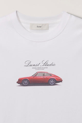UNISEX SUMMER HOLIDAY CAR T-SHIRT OFF WHITE