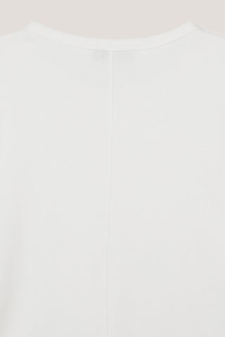 UNISEX HENLEY-NECK T-SHIRT OFF WHITE