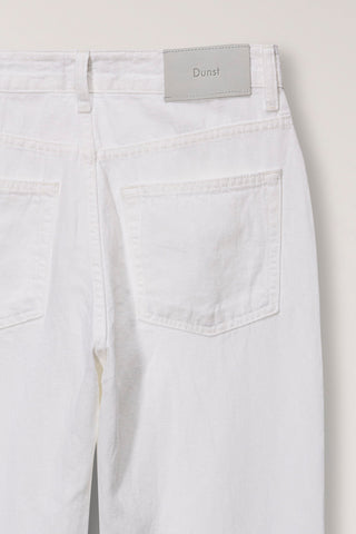 RELAXED SUMMER DENIM PANTS OFF WHITE