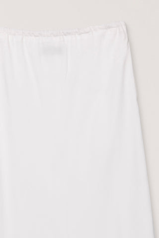 LINEN MAXI SKIRT WHITE