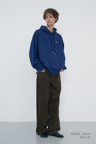 UNISEX GARMENT DYED HOODIE NAVY