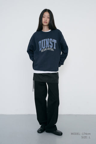UNISEX ARCH LOGO SWEATSHIRT FRENCH NAVY