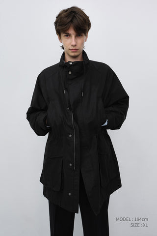 UNISEX MODERN FIELD JACKET BLACK