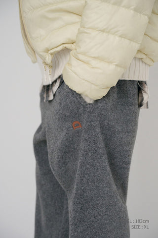 UNISEX BOUCLE JOGGER PANTS MELANGE GREY