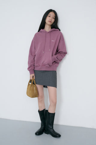 SUEDE BOSTON TOTE BAG CAMEL