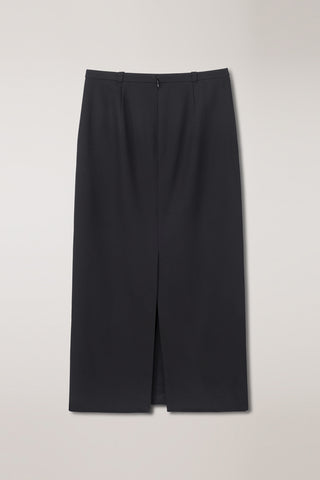 H-LINE MAXI SKIRT BLACK