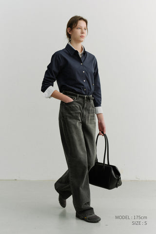 2-WAY ESSENTIAL SHIRT NAVY