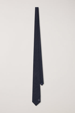 STRIPED TIE NAVY