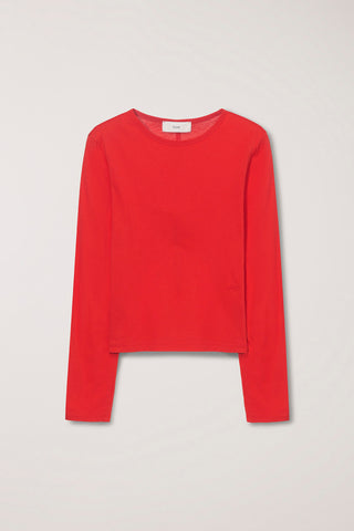 ESSENTIAL CREW-NECK T-SHIRT RED