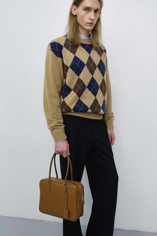 CLASSIC 28 LEATHER BAG TAN