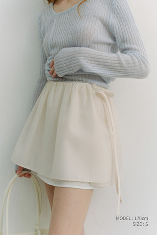LAYERED VOLUME SKIRT CREAM