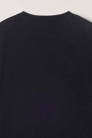 UNISEX MINIMAL LETTERING T-SHIRT BLACK