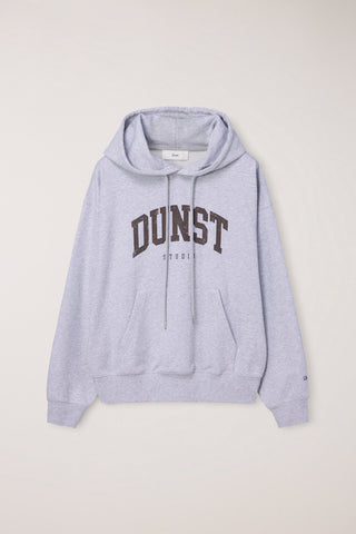 UNISEX ARCH LOGO HOODIE MID MELANGE GREY