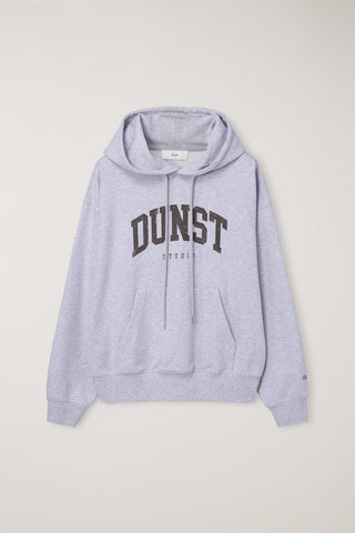 UNISEX ARCH LOGO HOODIE MID MELANGE GREY