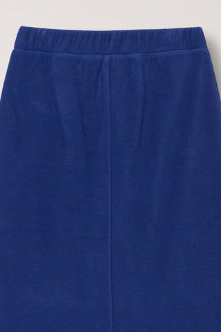 FLEECE MAXI SKIRT BLUE NAVY